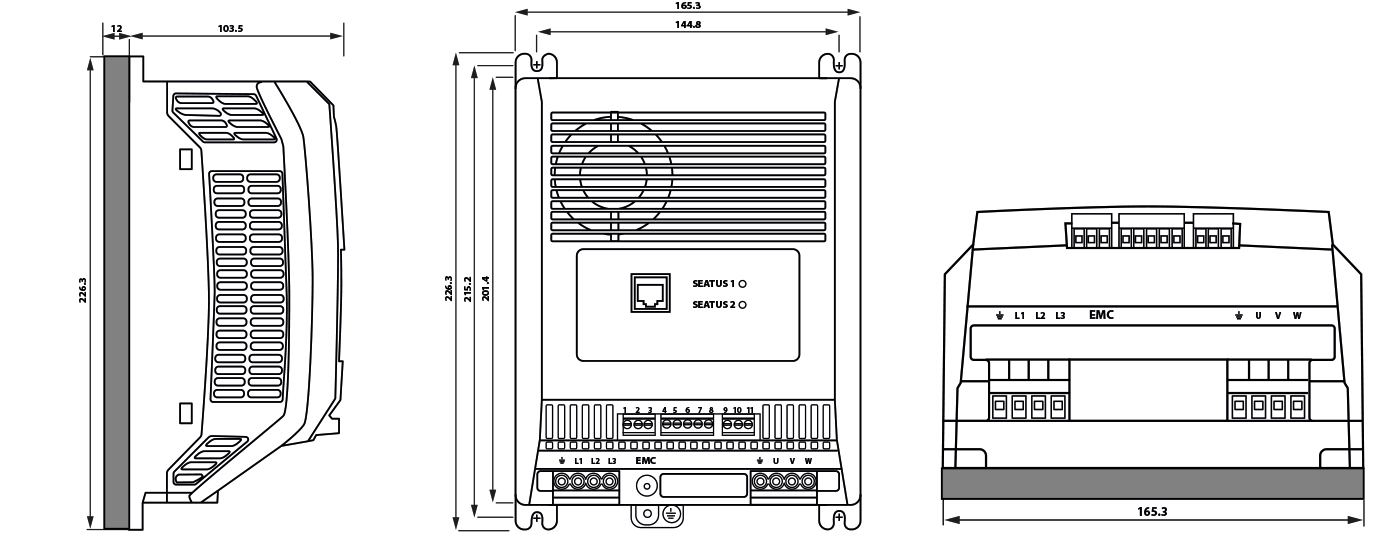 Coldplate Dimensions